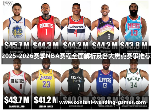 2025-2026赛季NBA赛程全面解析及各大焦点赛事推荐