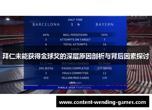 拜仁未能获得金球奖的深层原因剖析与背后因素探讨